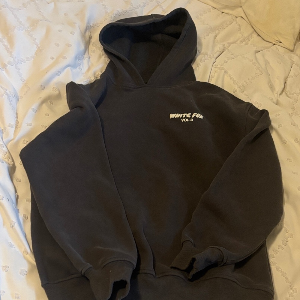 White fox hoodie